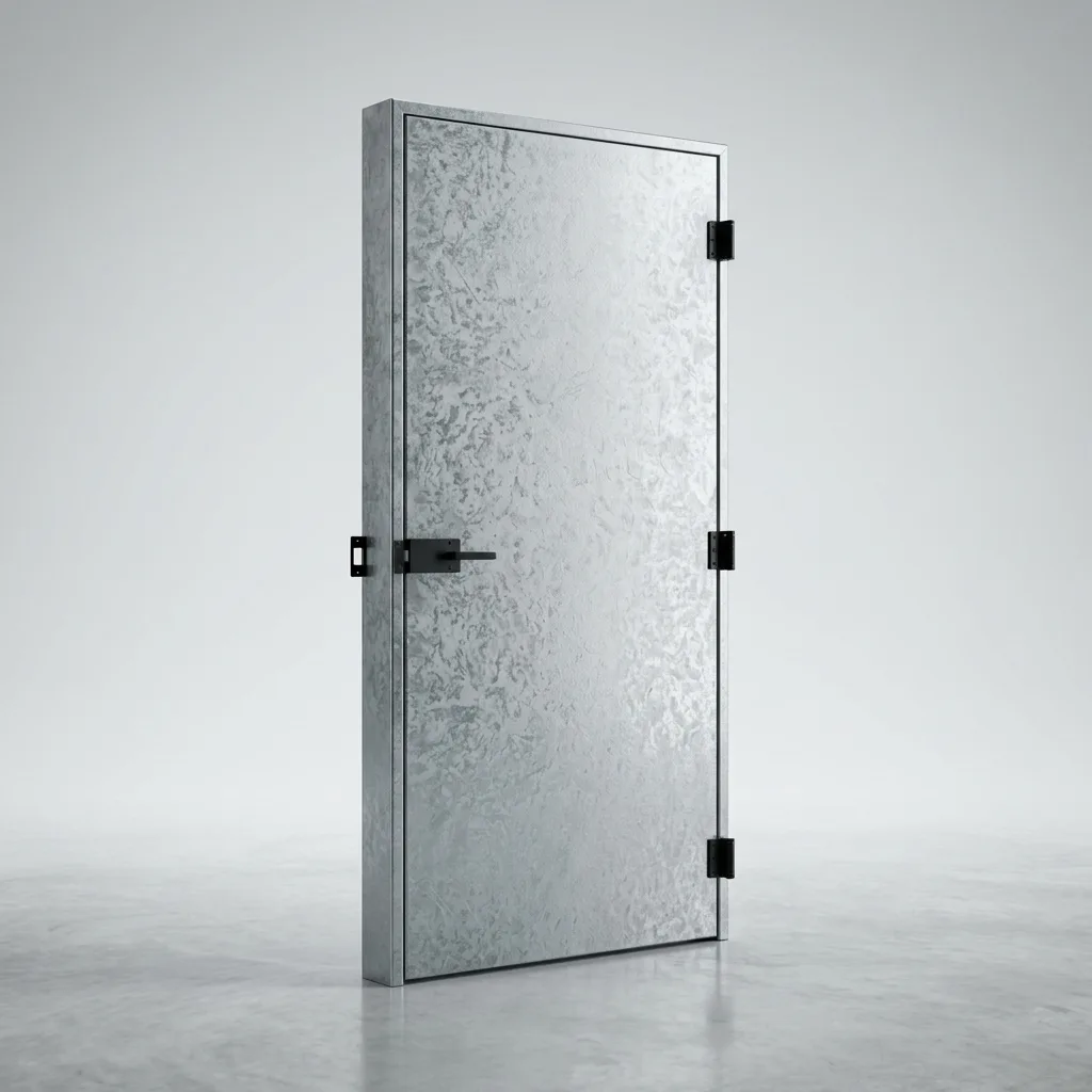 porta corta fogo natural galvanizada