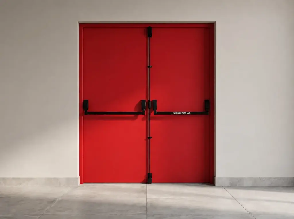 porta corta fogo dupla