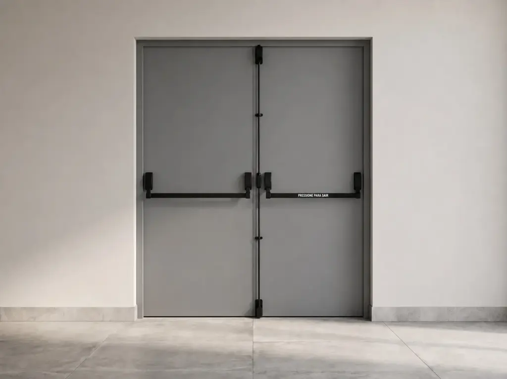 porta corta fogo dupla